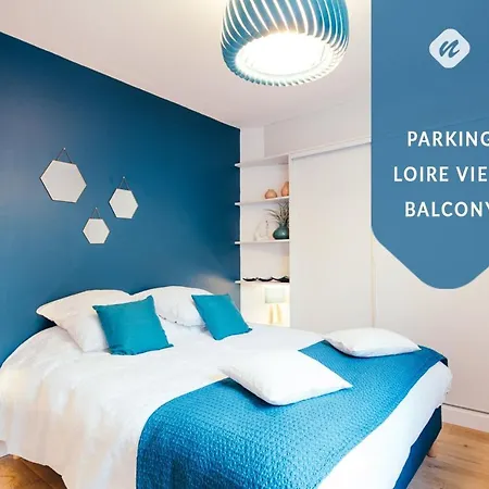 Apartment The Rhuys - Cosy-balcony With Superb Loire View - All On Foot - Parking Nantes